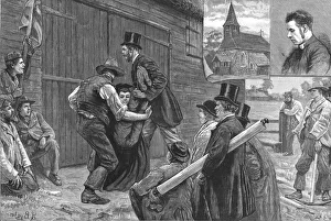 Beating The Bounds Tradition Drucke: Beating the Bounderies; Bumping the Vicar against a Barn Door