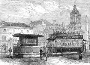 British Industrial Heritage Drucke: The Beaumont Compressed-Air Engine, for tramways, 1881. Creator: Unknown