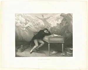 Romanticism Art Images Drucke: Beethoven, 1863