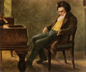 Beethoven Portrait Drucke: Beethoven, (1936). Creator: Unknown