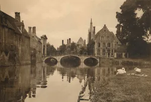 Belgian Heritage Sites Drucke: Beguinage, c1928