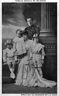 Belgian Monarchy History Drucke: Belgian Royal Family, c1907-c1908(?)