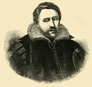 Ben Jonson Portrait Drucke: Ben Jonson, (c1878). Creator: Unknown