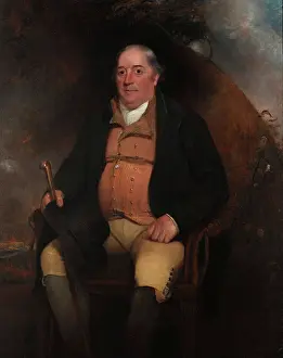 Smallpox Vaccine Drucke: Benjamin Jesty, 1805. Creator: Michael William Sharp