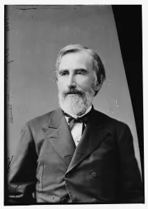 Bearded Men In Black And White Photos Drucke: Benjamin T. Eames of Rhode Island, between 1870 and 1880. Creator: Unknown