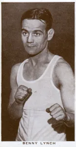 Benny Lynch, schottischer Boxer, 1938