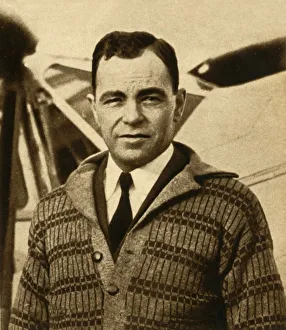 Bert Hinkler, 1933. Schöpfer: Unbekannt.