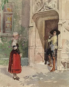 Albert Edelfelt Artwork Drucke: Bertel and Kätchen, c1890s. Creator: Albert Edelfelt