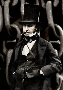 Great Eastern Steamship Drucke: Isambard Kingdom Brunel, British engineer, 1857 (1956)