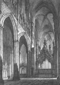 Historic Churches In Britain Drucke: Beverley Minster, Eastern Transept, early 19th century. Artist: John Coney
