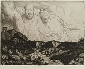 Nineteenth Century Rural Life Drucke: At The Back Of Beyond, 1896. Creator: William Strang