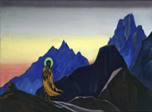 Nicholas Roerich Painting Drucke: Bhagavan, 1943