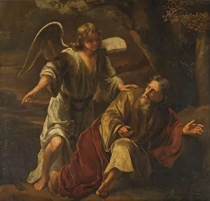 Baroque Religious Artwork Drucke: Biblical Scene, c.1645-c.1669. Creator: Unknown