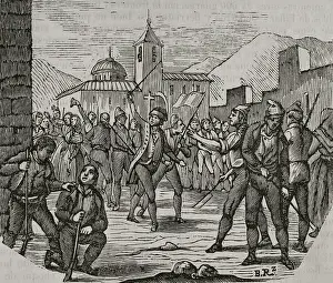 French Revolutionary Wars Drucke: Biscayan uprising, War of Roussillon, (1793-1795), 1851. Creator: Unknown