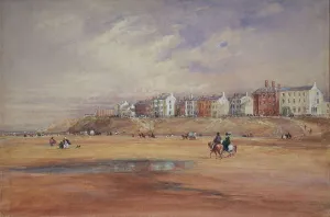 Victorian Era Landscape Art Drucke: Blackpool Beach, 1840. Creator: David Cox the Elder