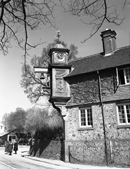 A C K Ware Photography Collection Drucke: The Blacksmiths Clock at the Clock House