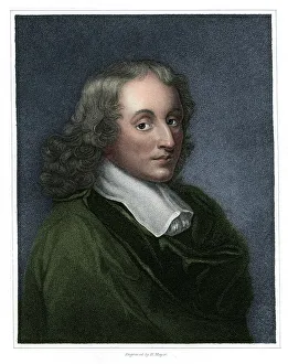 Physiker Drucke: Blaise Pascal, französischer Philosoph