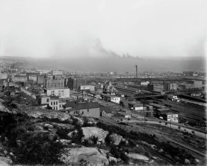 Old American Architecture Drucke: The Bluffs, Duluth, Minn. c1898. Creator: Unknown