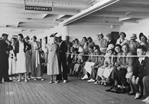 Cruise Ship History Drucke: On board the RMS Atlantis, c1929-c1939(?)