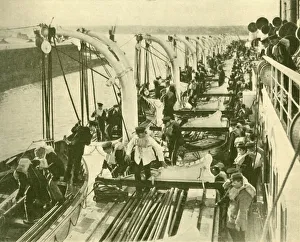 Bootssicherheit an Bord der Aquitania. c1930. Ersteller: Unbekannt.
