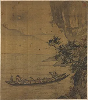 Segeln unter dem Mondlicht, 1600er Jahre. Ersteller unbekannt