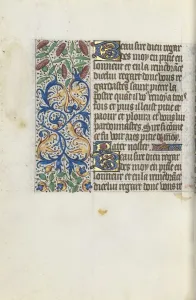 French Medieval Manuscript Illumination Drucke: Book of Hours (Use of Rouen): fol