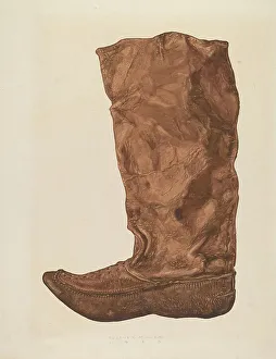 Heritage Art Gallery USA Drucke: Boot, 1938. Creator: Eugene C. Miller