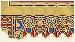 Alhambra Interior Decoration Drucke: Border of Arches, 1907. Creator: Unknown