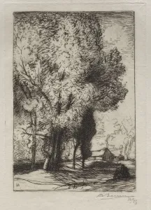 Bourrin unter den Peuplern, 1911. Schöpfer: Auguste-Louis Le Pere (Französische Republik)