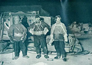 Bowens, Wilson und Cherry-Garrett bereiten sich vor zu verlassen für Café Croziers. 27 Juni 1911