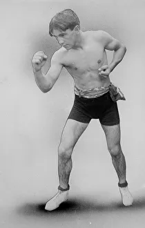 Black And White Boxing Images Drucke: Boxer, Adolph Wolgast, between c1910 and c1915. Creator: Bain News Service