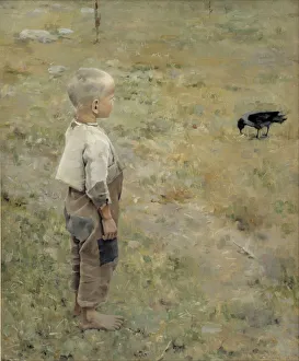 Junge mit dem Raben, 1884