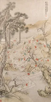 Chinese Fine Art Images Drucke: One Hundred Boys