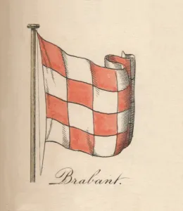 Dutch Flag Drucke: Brabant, 1838