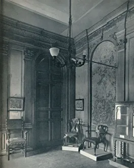 Ein Raum im Bradmore House, Hammersmith, London.