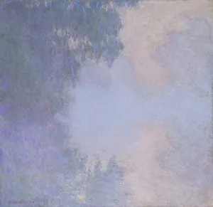 Drucke von Abzweigung der Seine in Giverny (Mist), 1897 Claude Monet Drucke: Branche der Seine in Giverny (Mist), 1897. Schöpfer: Claude Monet