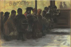 Die Linie des Brotes, 1900. Erfinder: George Benjamin Luks