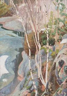 Jean Sibelius Artwork Drucke: Breaking ice, 1916