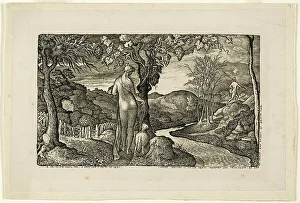 Nineteenth Century Rural Life Drucke: The Bride, n.d. Creator: Edward Calvert