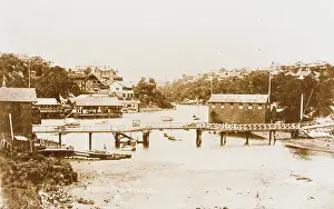 Black And White Australia Drucke: Bridge across Mosman Bay, c1910. Creator: Unknown