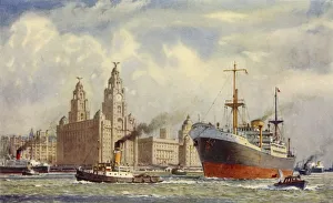 British Maritime History Drucke: One of Britains Sea Gateways, c1948. Creator: Unknown