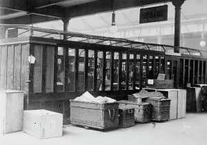 Britischer Paketzugang für Registrierbare Sendungen zwischen 1910 und 1915 von der Firma Bain News Service