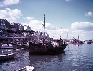 Devon Coastline Drucke: Brixham, Devon, c1955. Creator: Arthur Charles Kirby Ware