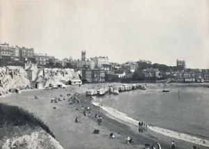 English Coast Scenery Drucke: Broadstairs - General View from the Cliffs, 1895