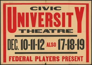 WPA Posters Drucke: Broadway, Syracuse, 1936. Creator: Unknown