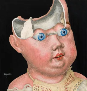 Allegory Fine Art Images Drucke: Broken doll's head, 1932. Creator: Wacker
