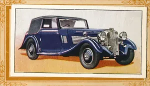 Vintage Motor Car Drucke: Brough Superior, c1936