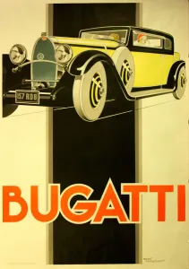Vintage Vehicle Collection Drucke: Bugatti, 1930