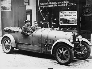Vintage Car Advertisement Drucke: Bugatti, 1932