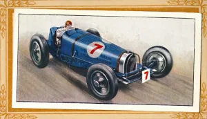 Motor Racing History Drucke: Bugatti 3-3 Litre, c1936